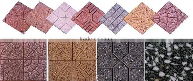 bright goldern cement ground tile machine