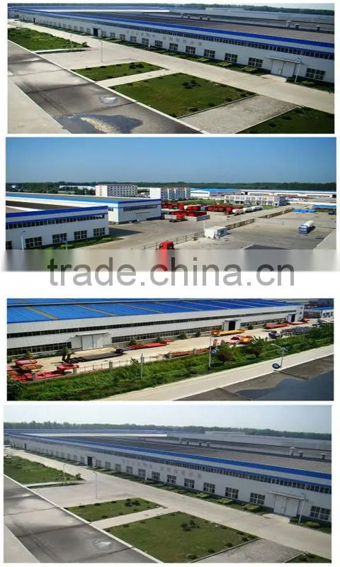 50T low bed semi trailers with low loader low price for hot sale