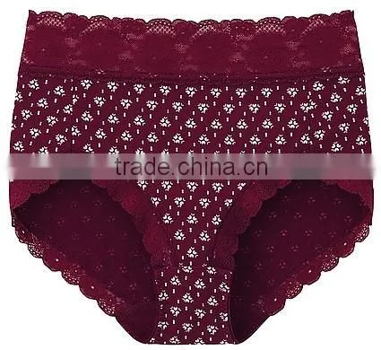 mini flowers high waist girl cotton panties
