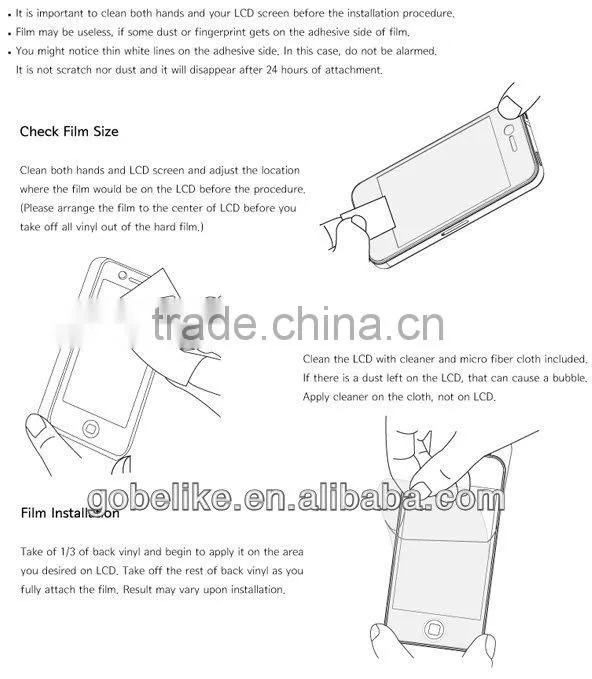 Tempered glass screen protector for LG Nexus 5