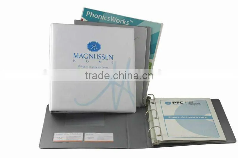 2014 Leather Pu File Folder, A4 Document Holder, File Folder With Ring Binder