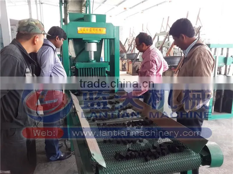 CE ISO 9001 approved natural wood hookah charcoal machine