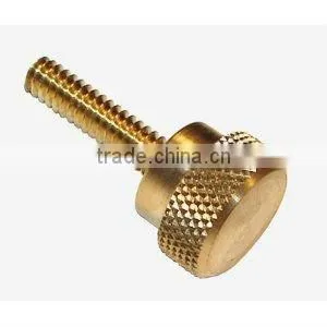 brass knurled bolt