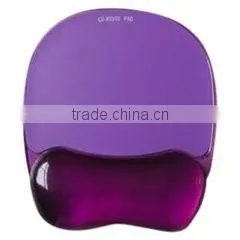 3D silicone rubber wrist rest mouse pad