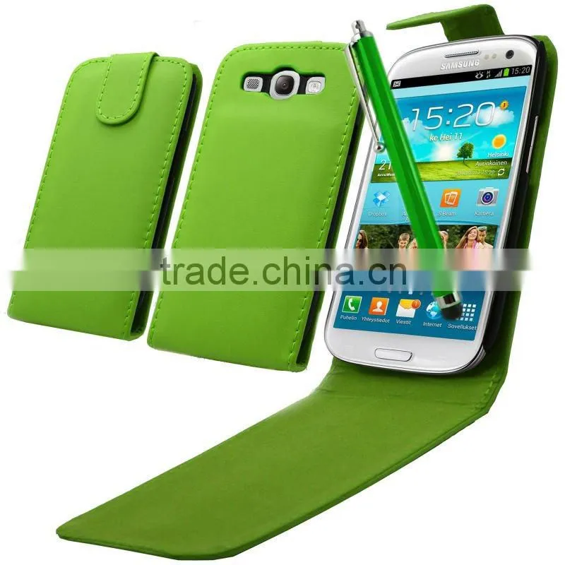 Leather Flip Case for Samsung Galaxy S3 i9300
