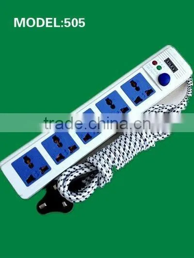 best price 5 pole multi extension socket