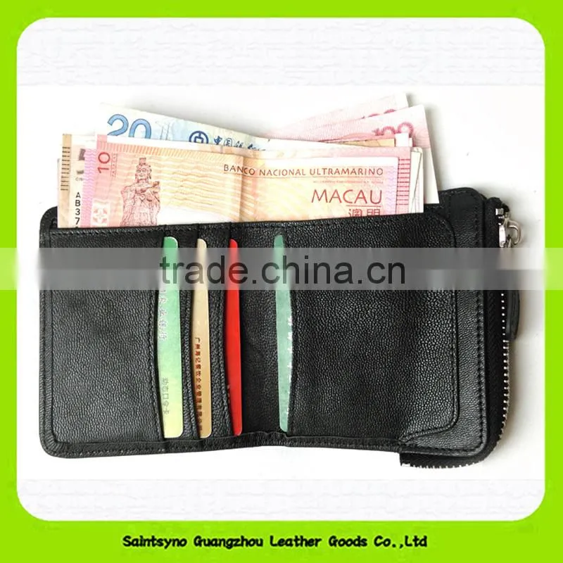 15480 China leather supplier men's wallet for promotive gifts