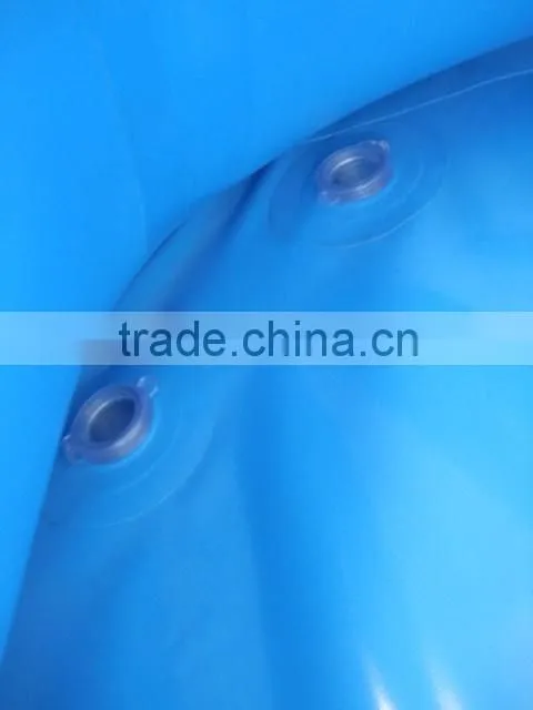 2016 Selling middle blue inflatable rectangle swimming pool