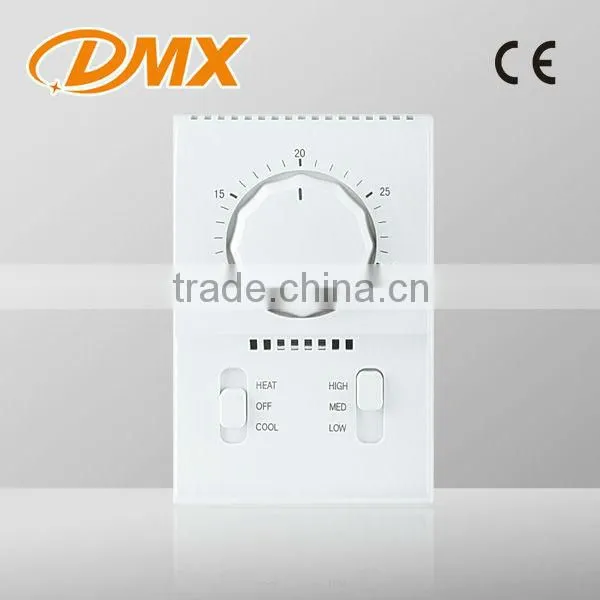 Mechanical room temperature controller for central air conditioner