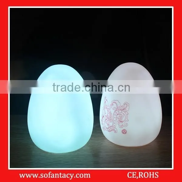 colour changing egg shape party lamp light