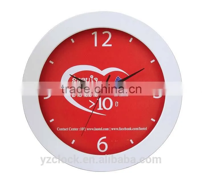 2014 NEW YINGZI plastic wall clock