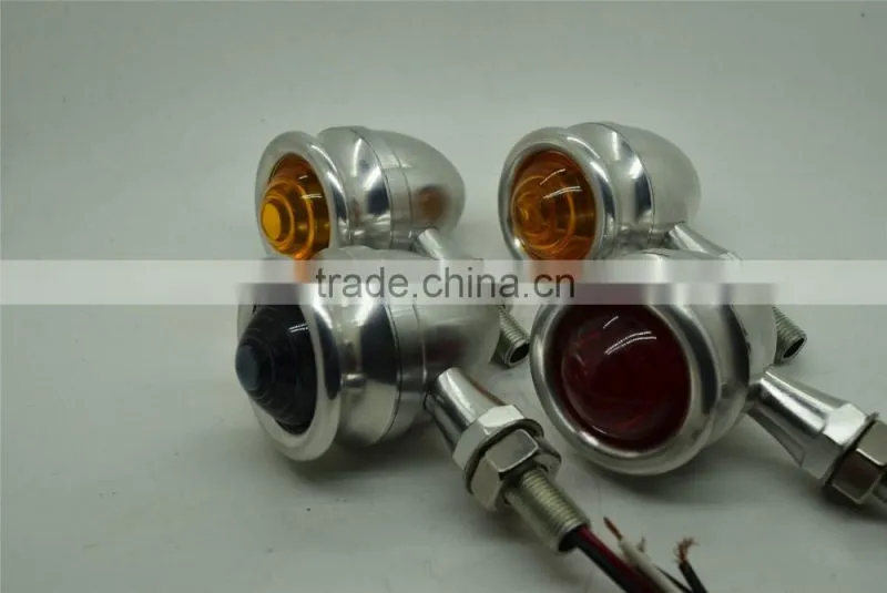 Motorcycle Bullet Turn Signal lights Indicator For Harley Sportster Street Glide