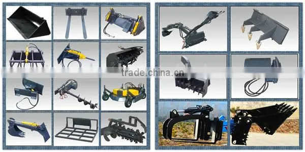 skid loader with excavator Machinery