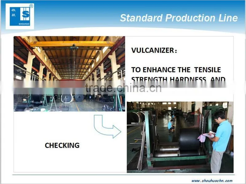 ISO 9001 certificated Zhejiang Sanmen EP rubber conveyor belt