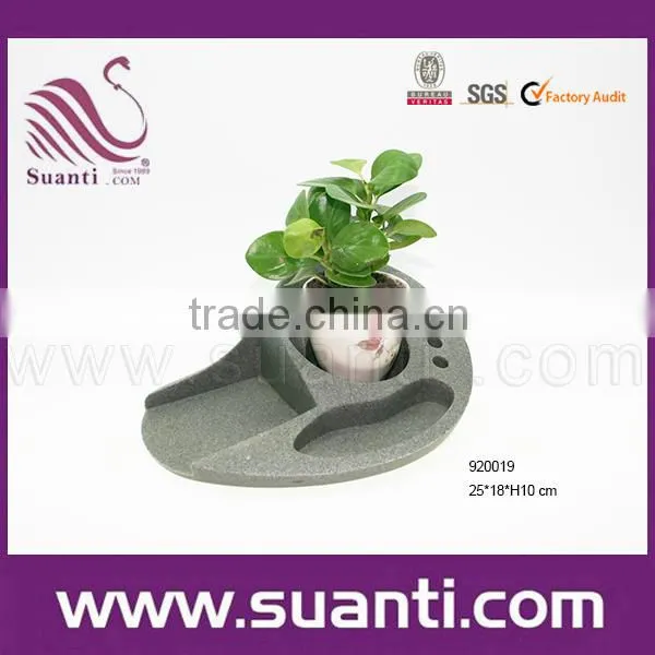 multi-use polystone pot plant and Office stationery case