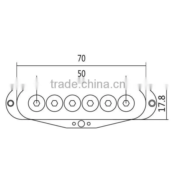 P-1014 Musical Instruments Electric Guitar Parts Single Coil Pickup
