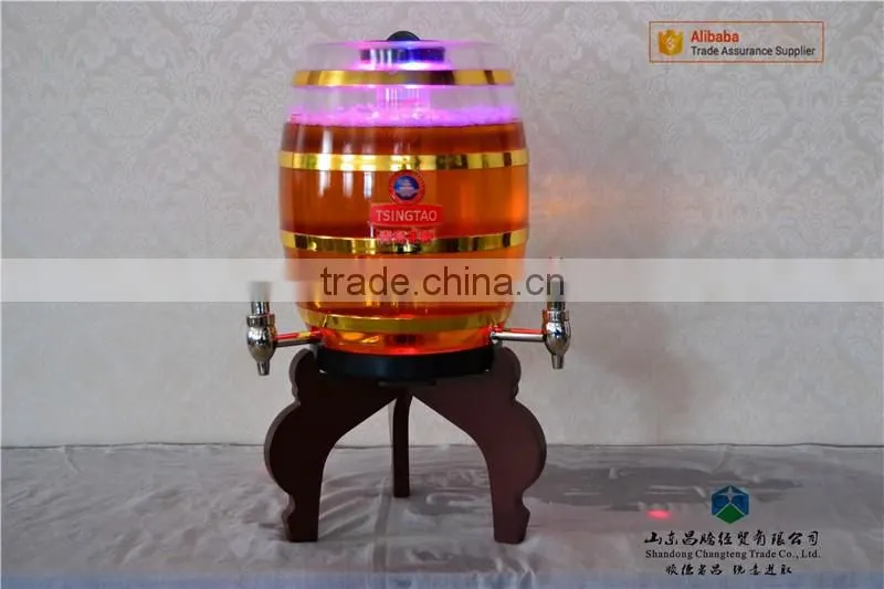 Crystal Cask Cannon Three Wine Faucets Cold Beer Dispenser
