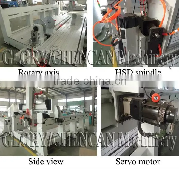 Chencan 5Axis CNC Foam MillingMachine 3D CNC Foam Cutting Machine with Big Rotary