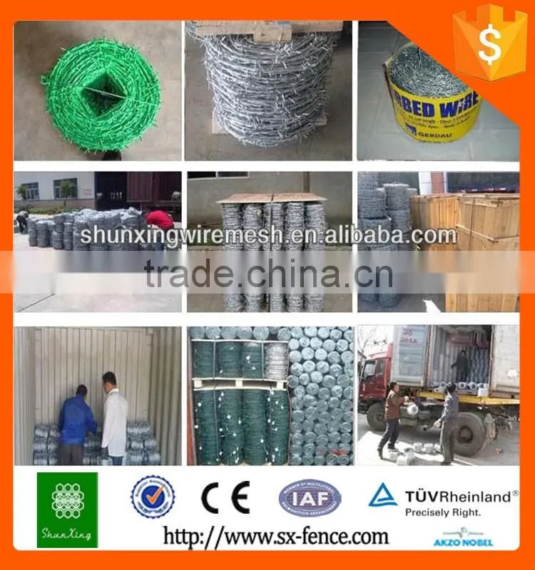 Alibaba galvanized barbed wire/barbed wire font/barbed wire for sale