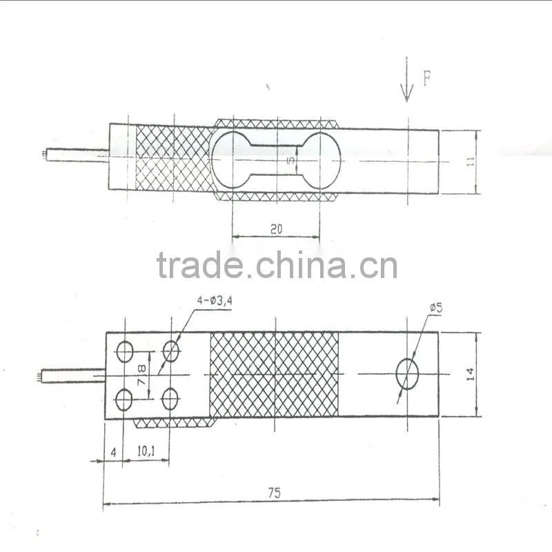 0.5kg 1kg 3kg 5KG 10KG 20KG 25KG parallel beam micro load cells