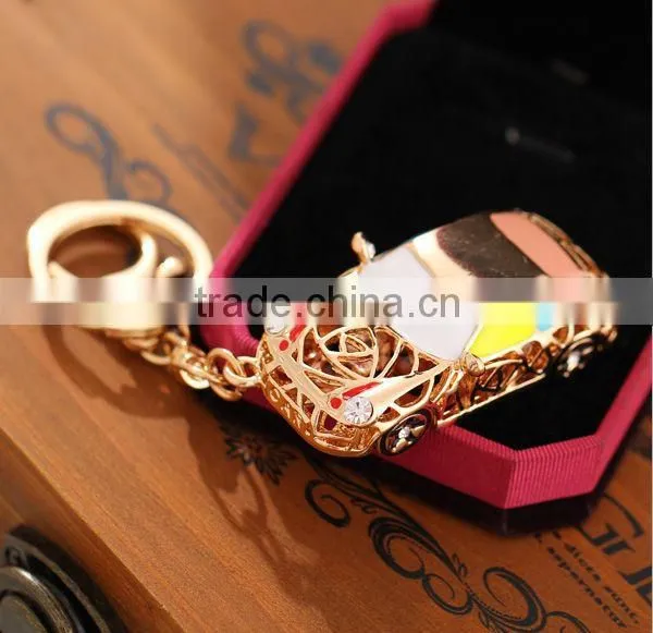 2014 Fashion Hollow Mini Car Key Chain, Gift Bag Pendant ZTKC-106