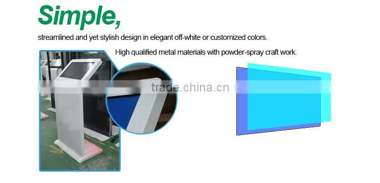 24'' hd floor standing waterproof digital signage kiosk outdoor with Android