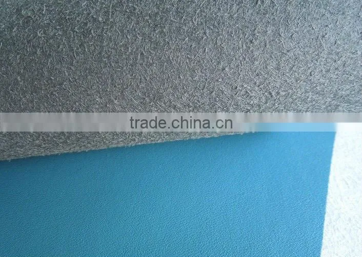 Microfiber base pu leather