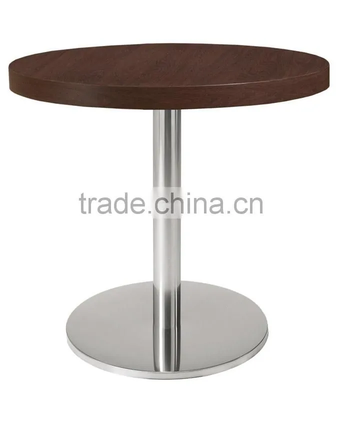 Commercial cheap round table top metal legs restaurant dining table