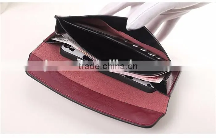 Custom Card Organizer Wallet Long Leather Ladies Wallet Wallet Ladies Hand Pouch
