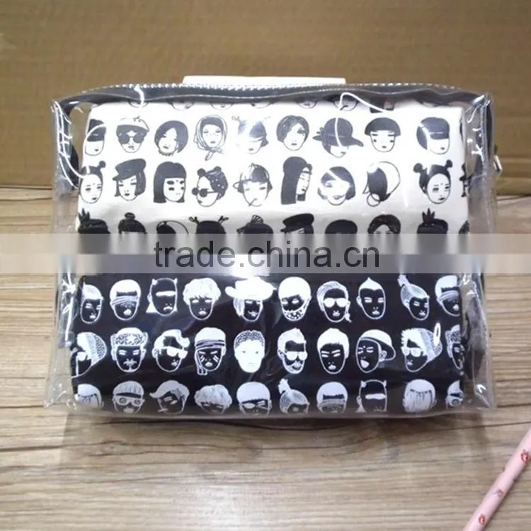cheap custom printed school pencil case with zipper for teenagers