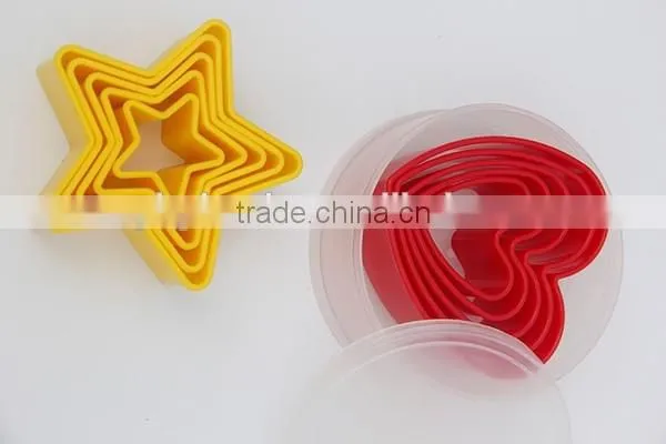 Different shape plastic cookie cutter,cake mould