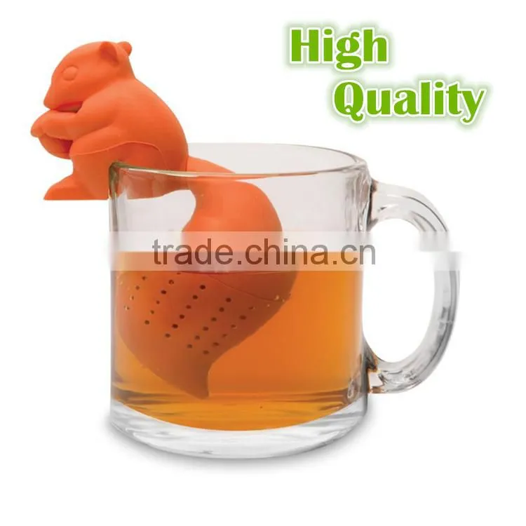 FDA LFGB approved silicone promotional novelty funny Tongue tea infuser