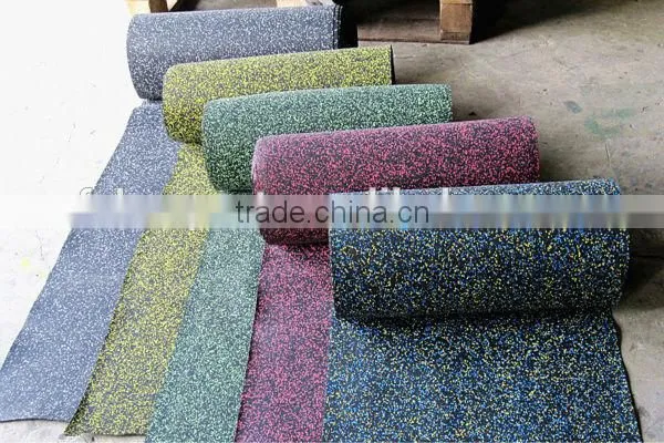 colorful rubber flooring