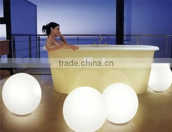 any size cheap plastic rgb color changing waterproof led pool ball