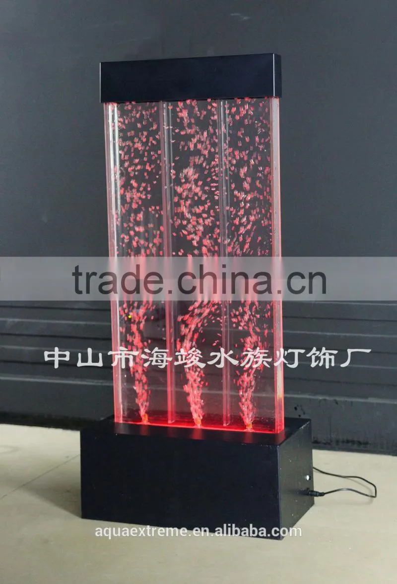 Aqua extreme Led lighting water bubble decoration with color changing, water bubble panel