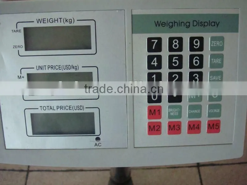 Led digital Platform Price Scale Indicator /plastic low price platform scale indicator