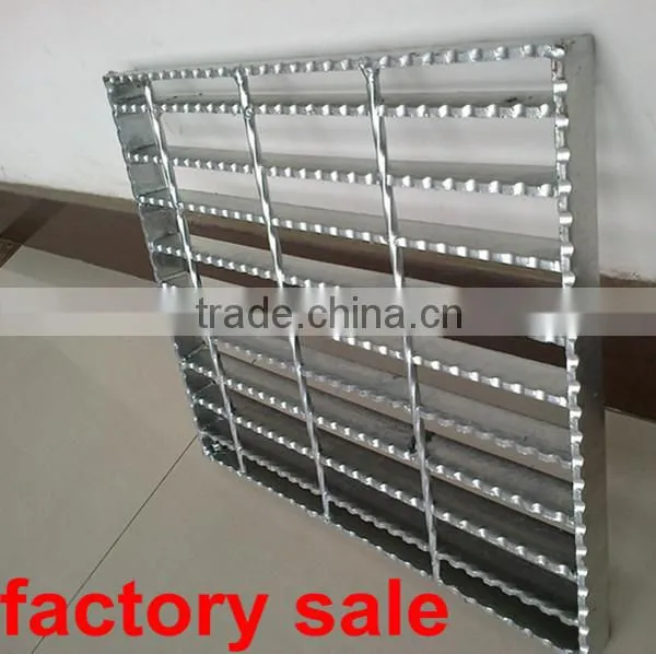 galvanized steel serrated grating with ISO9001
