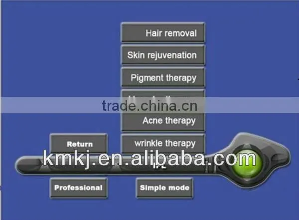 Big spot size home ipl hair removal system with 5 sapphire filters (CE ISO SGS TUV)