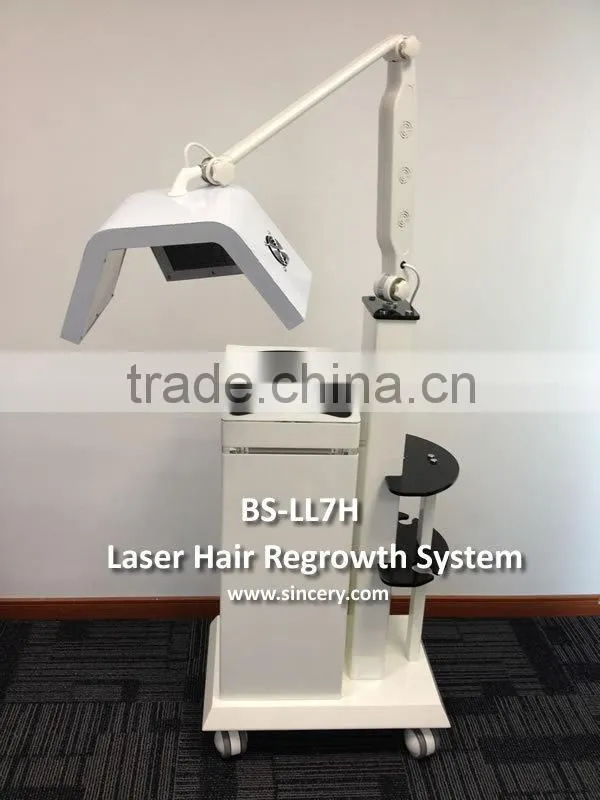 2015 hot sale! PDT laser led hair regrowth machine (CE approval) BS-LL7H