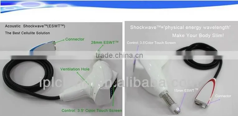 ESWT Shape(shock wave therapy equipment) transducer rf machine