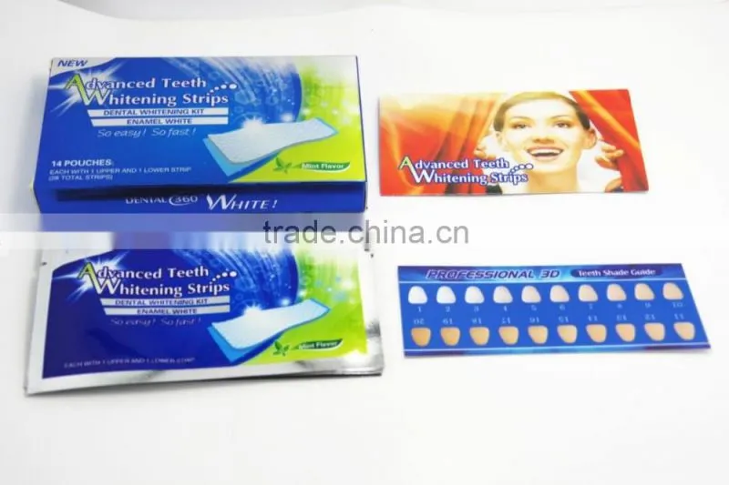 Advanced Teeth Whitening Strips, Teeth Whitening Gel Strips