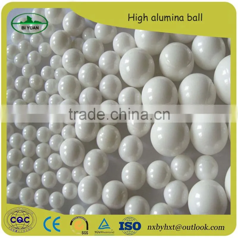 Supply 92% 95% al2o3 high density ceramic alumina balls for ball mill