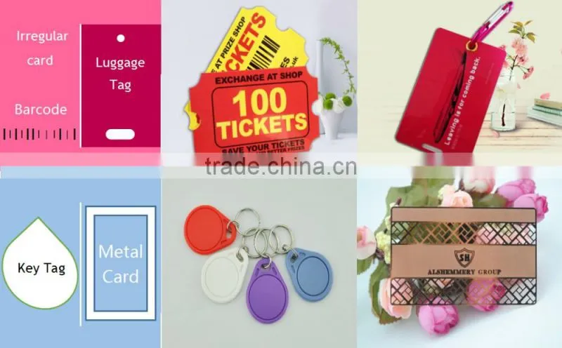 Various color plastic tag NTAG213 keyfob/keyring