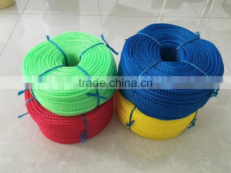 2016 best quanlity 2016 China PP danline rope,PP rope,PP color rope rolls
