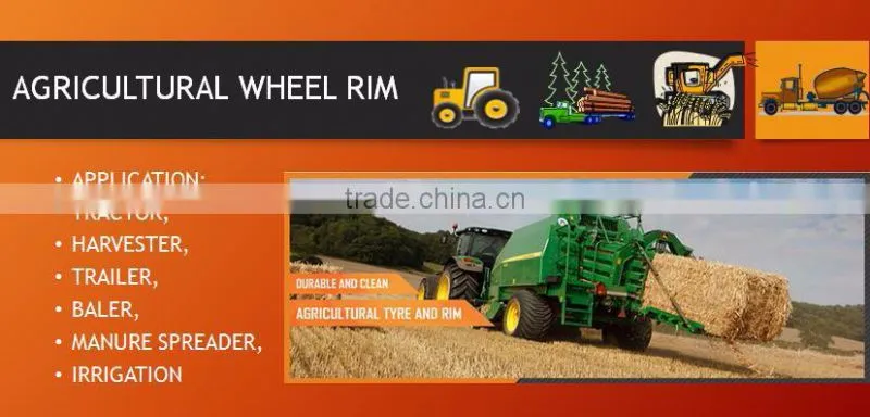 Combine harvester tire, sugar cane tire 23.1-26 with wheel rim DW20X26