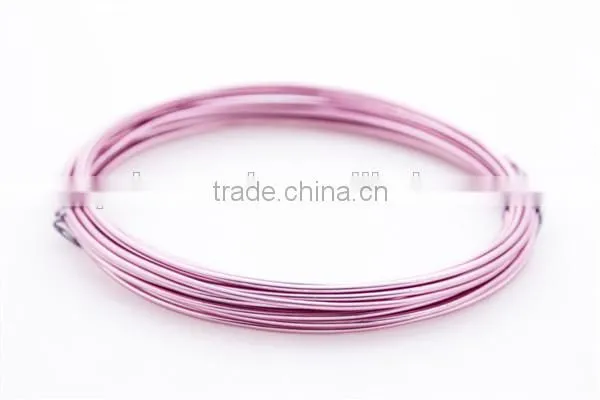 craft round colored aluminum wire