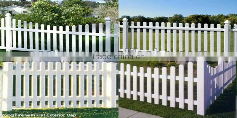 Plastic PVC Garden Fencing