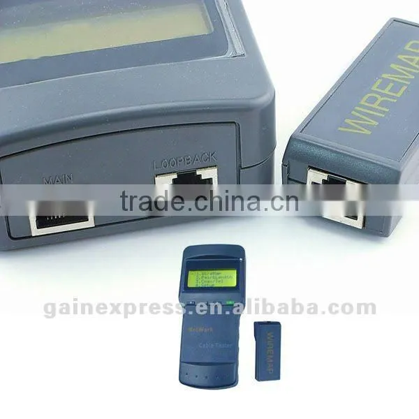 Digital Network Cable 5E, 6E, Coaxial Telephone Line Wire Length Tester w/ Backlight