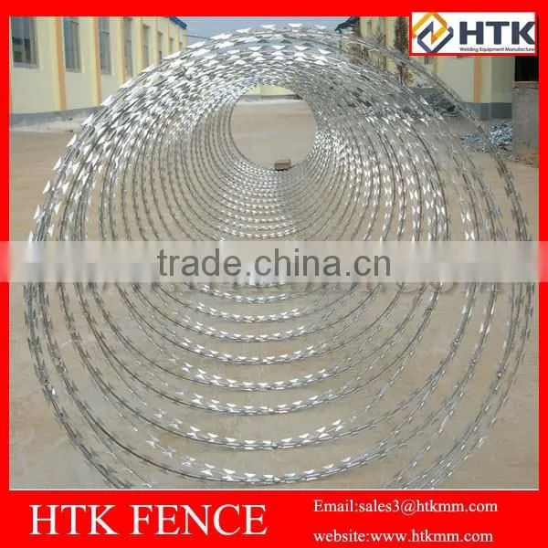 Wholesale Razor Barbed Wire / Galvanized Razor Barbed Wire /Razor Barbed Wire Fencing (Factory)