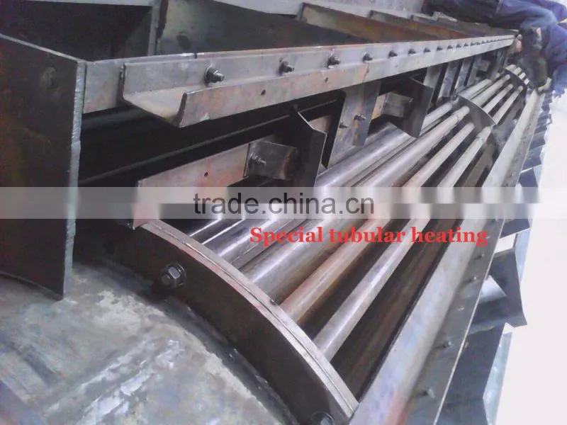 Low consumption, no pollution, wood sawdust tubular dryer